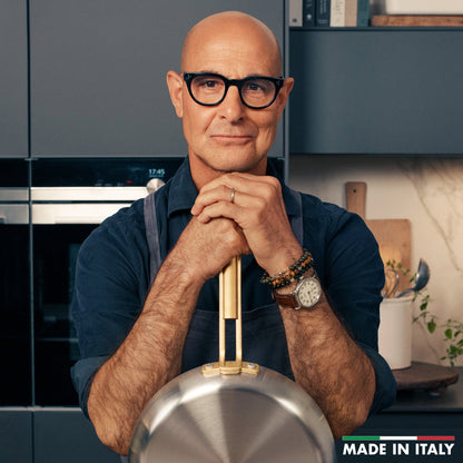 Stanley Tucci™ Stainless Steel Ceramic Nonstick 4.5-Quart Stanley Pan Jr. with Lid