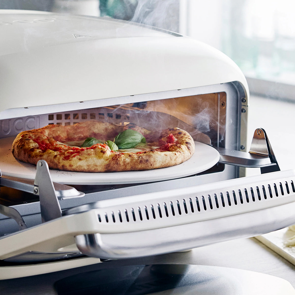 Stanley Tucci™ Indoor and Outdoor Pizza Oven | Carrara White
