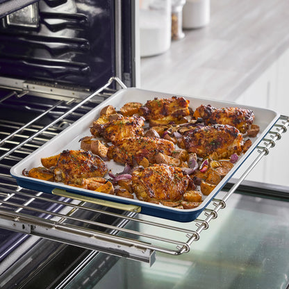 Reserve Bakeware 2-Piece 13" x 18" Half Sheet Pan Set | Twilight