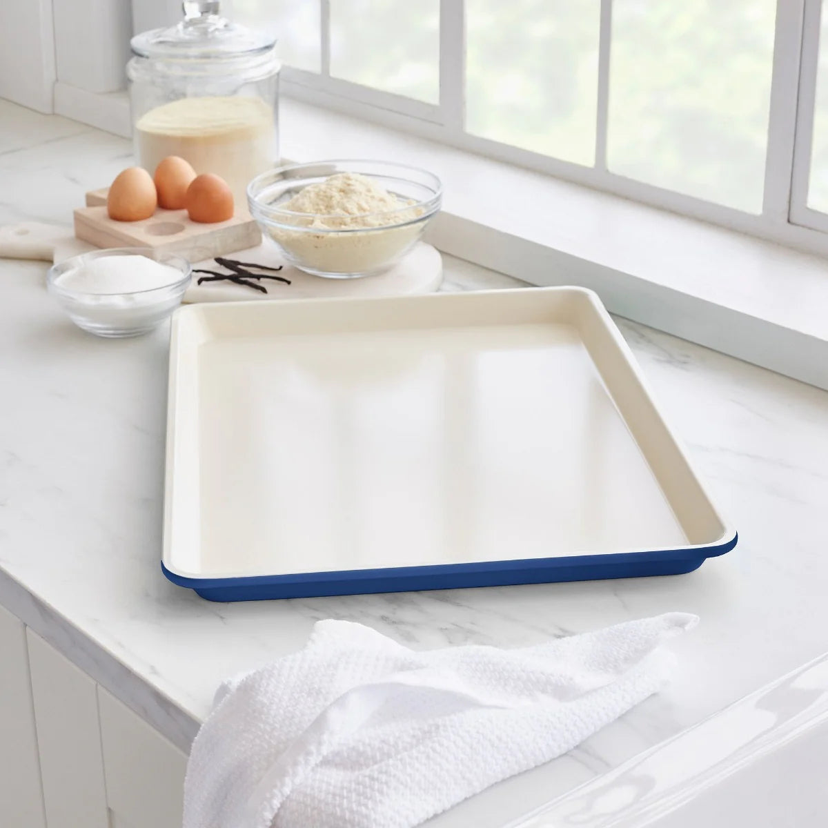 GreenLife Ceramic Nonstick 18" x 13" Cookie Sheet | Navy