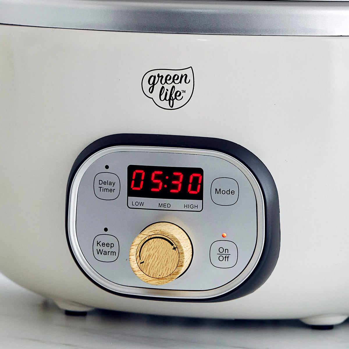 GreenLife Healthy 8-Quart Slow Cooker | Cream