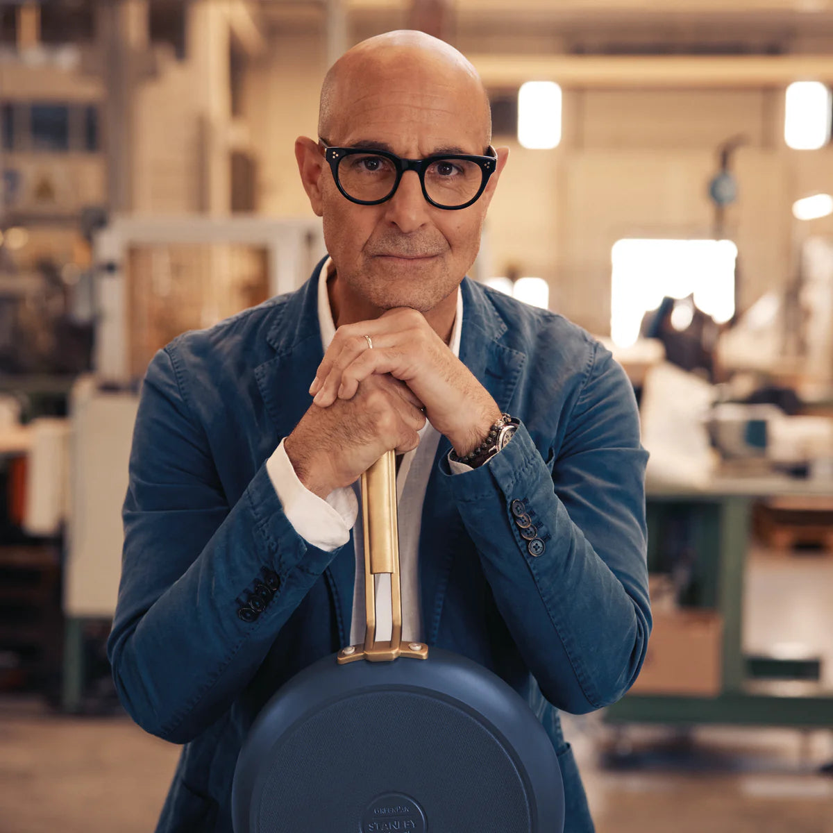 Stanley Tucci™ Ceramic Nonstick 6-Piece Cookware Set | Marino Blue