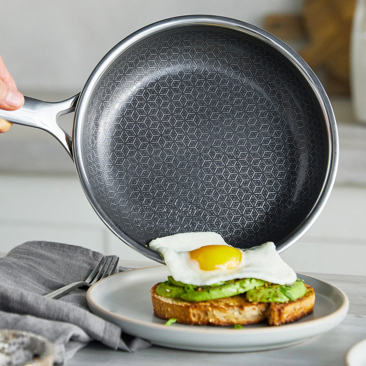 Spectra Thermobond Hybrid Ceramic Nonstick 10" and 12" Frypan Set