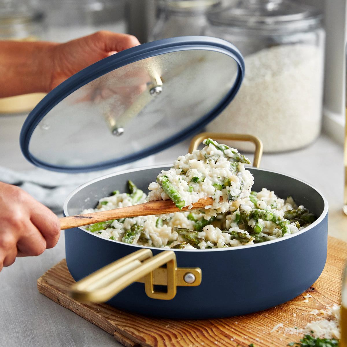 Stanley Tucci™ Ceramic Nonstick 11-Piece Cookware Set | Marino Blue