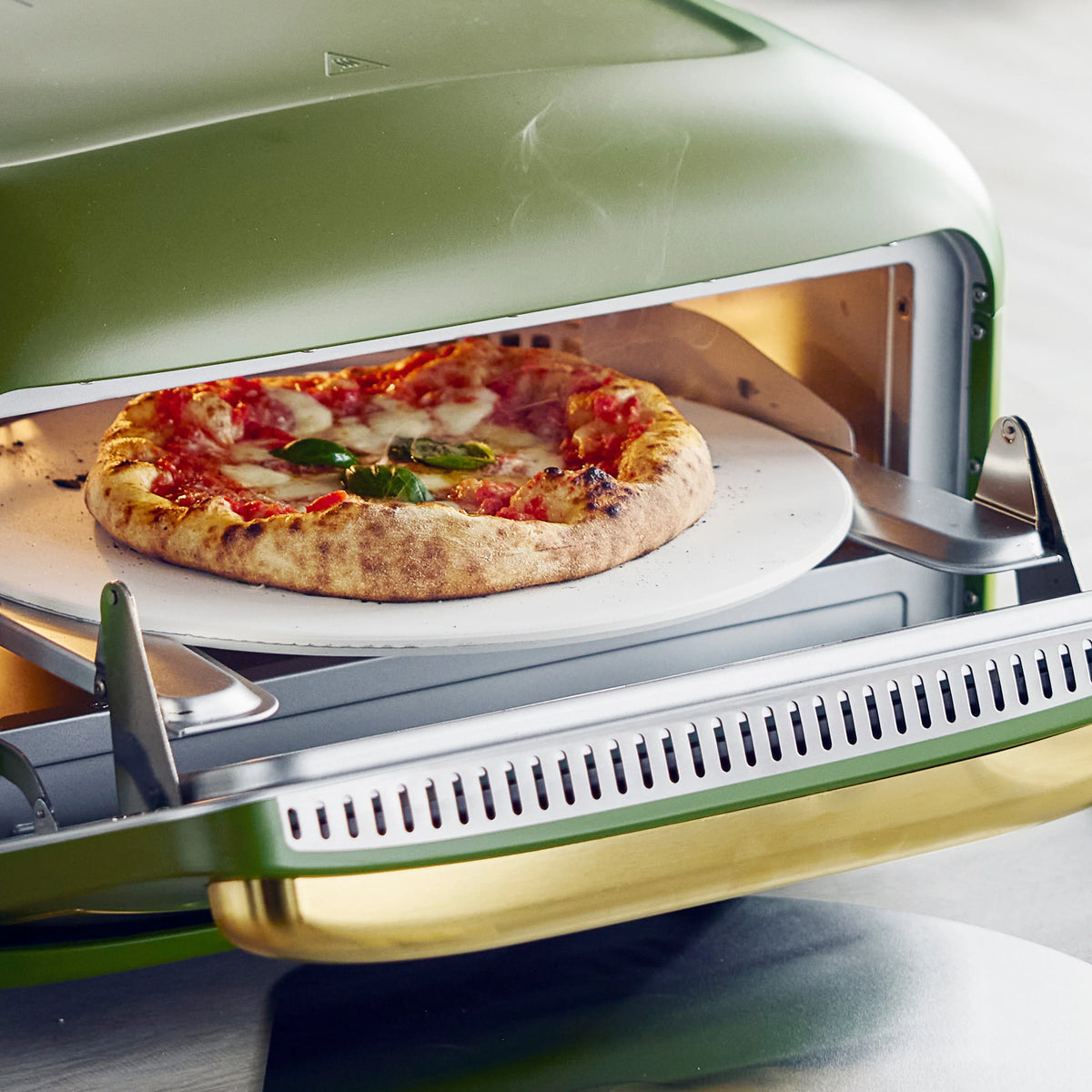 Stanley Tucci™ Indoor and Outdoor Pizza Oven | Tuscan Olive