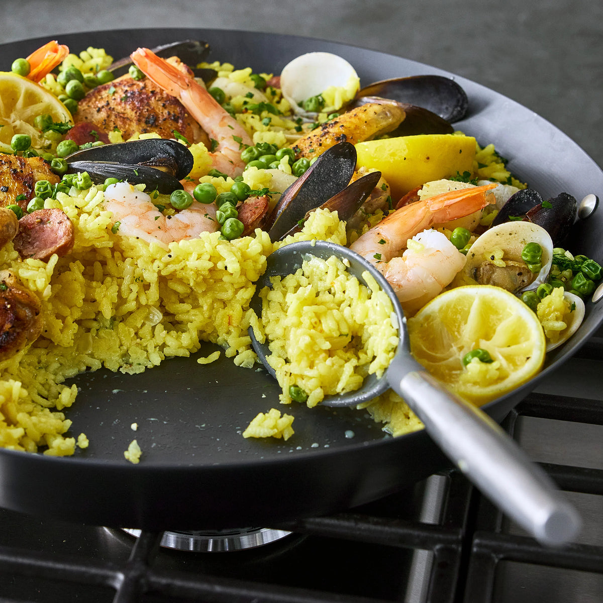 Bobby Flay by GreenPan 15" Carbon Steel Paella Pan