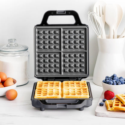 Advanced 4-Square Waffle Maker | Graphite