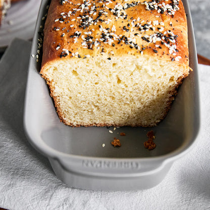 Premiere Ovenware Ceramic Nonstick 1 lb. Loaf Pan | Gray