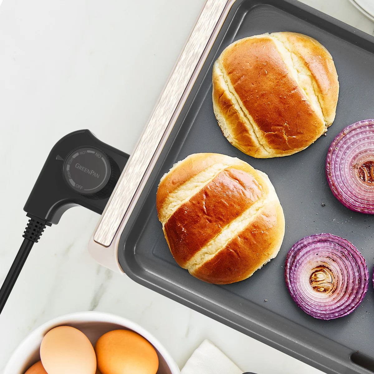 Advanced Griddle with Warming Drawer | Clay
