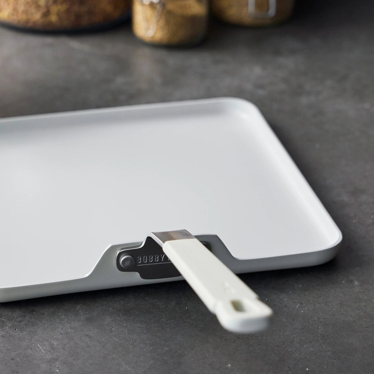 Bobby Flay by GreenPan Professional Ceramic Nonstick 11" Square Griddle | Cream