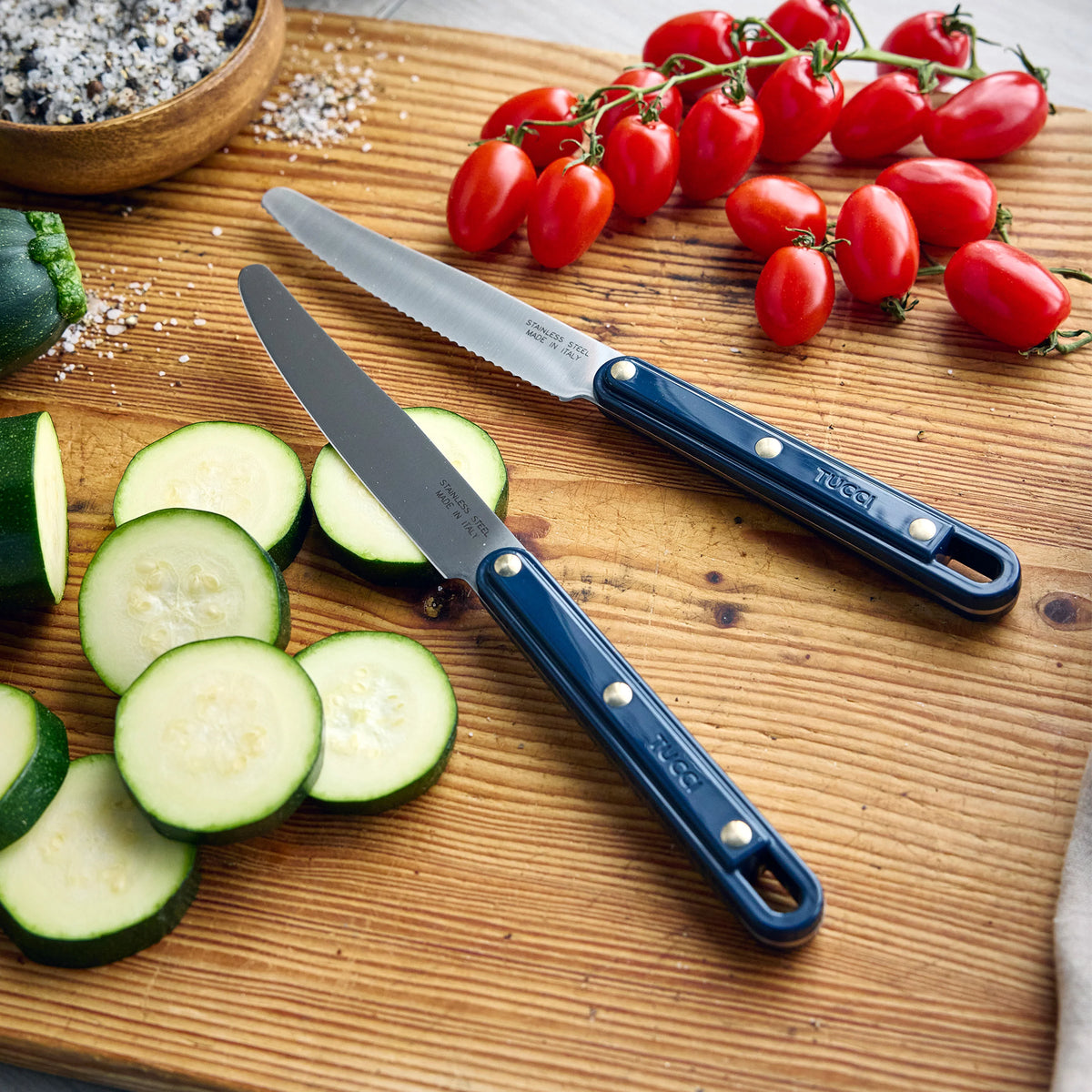 Stanley Tucci™ 2-Piece Prep Knife Set | Marino Blue