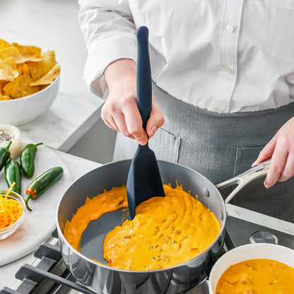 Premiere Silicone Deep Rectangle Spoon | Oxford Blue