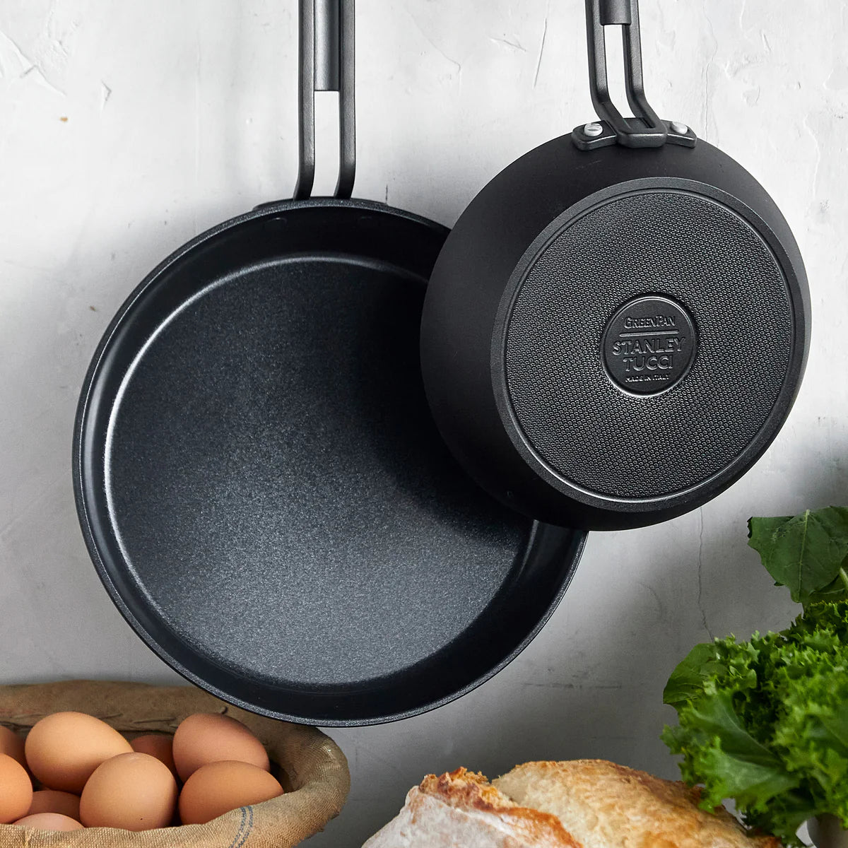Stanley Tucci™ Ceramic Nonstick 11-Piece Cookware Set | Milano Black