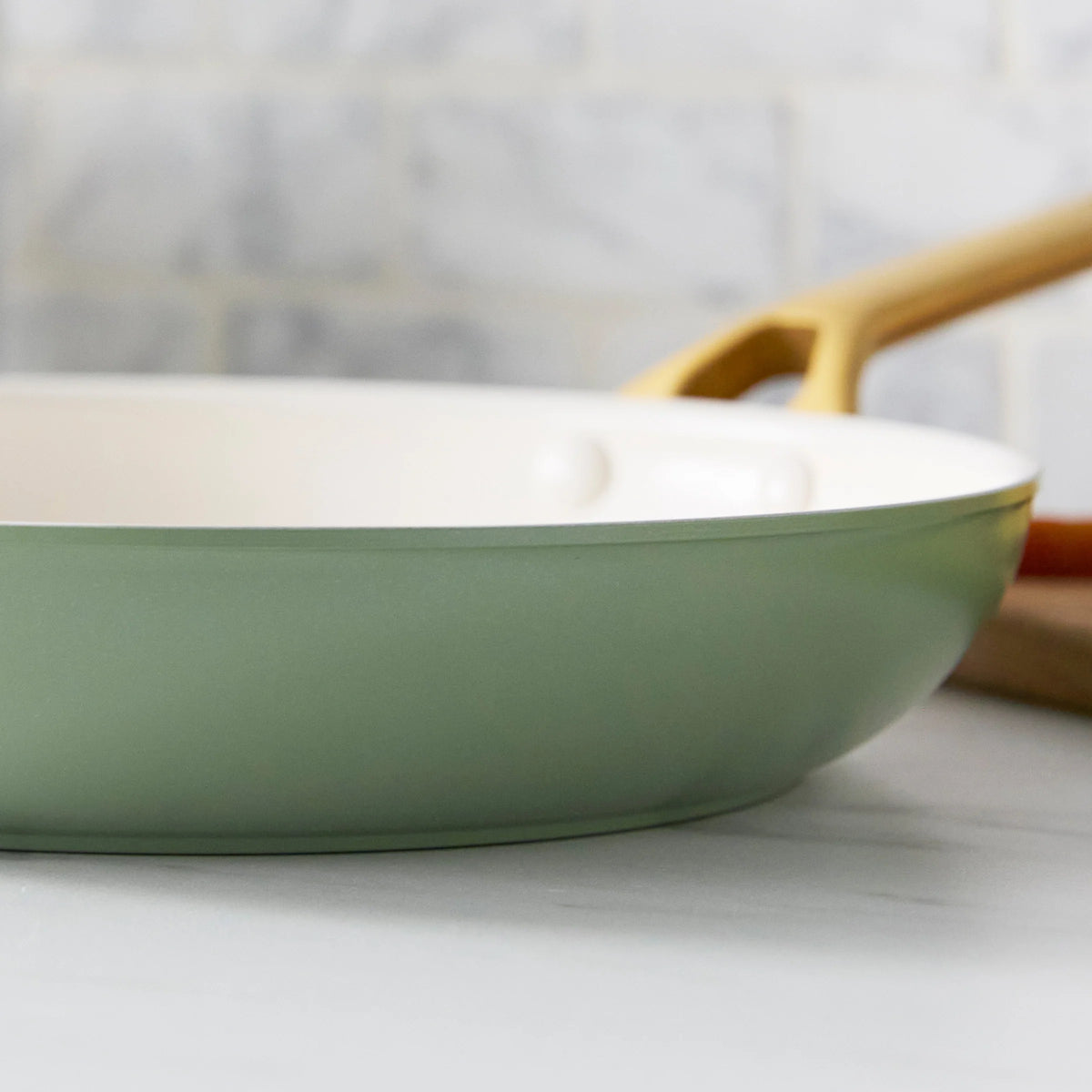 Reserve Pro Ceramic Nonstick 8", 10" and 12" Frypan Set | Sage