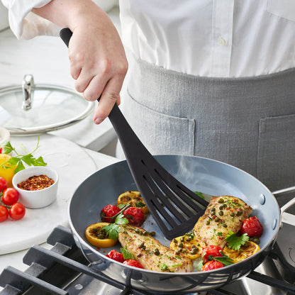 Premiere Silicone 8-Piece Utensil and Crock Set | Black