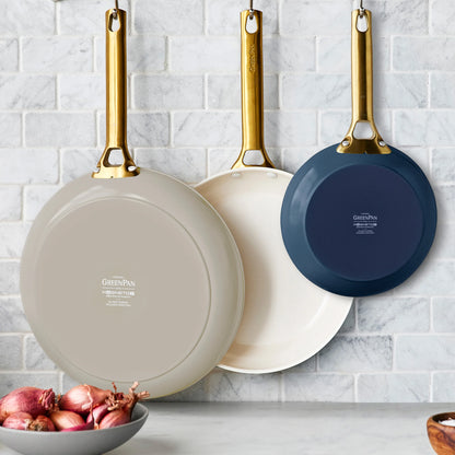 Reserve Ceramic Nonstick 8", 10" and 12" Frypan Set | Multicolor