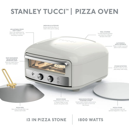 Stanley Tucci™ Indoor and Outdoor Pizza Oven | Carrara White