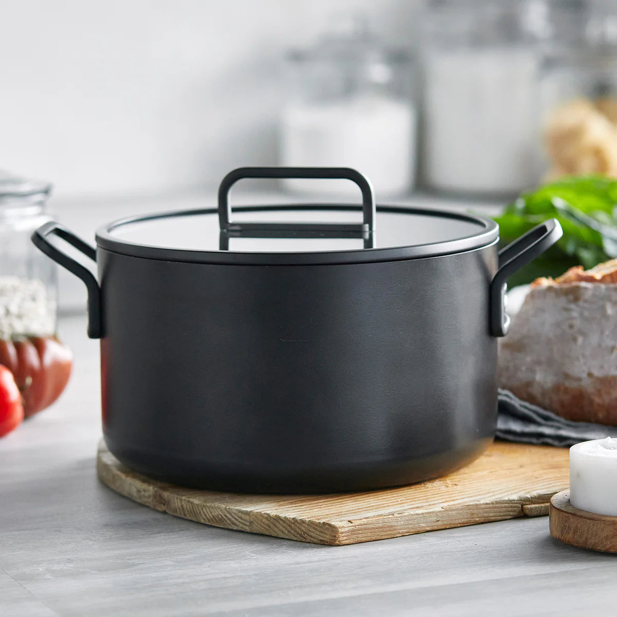 Stanley Tucci™ Ceramic Nonstick 11-Piece Cookware Set | Milano Black
