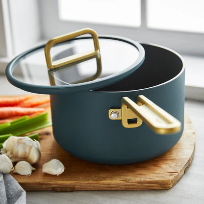 Stanley Tucci™ Ceramic Nonstick 4-Piece Chef Set | Venetian Teal