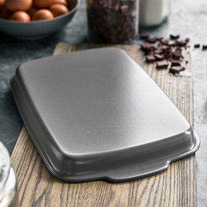 Premiere Ovenware Ceramic Nonstick 13" x 9" Quarter Sheet Pan | Gray