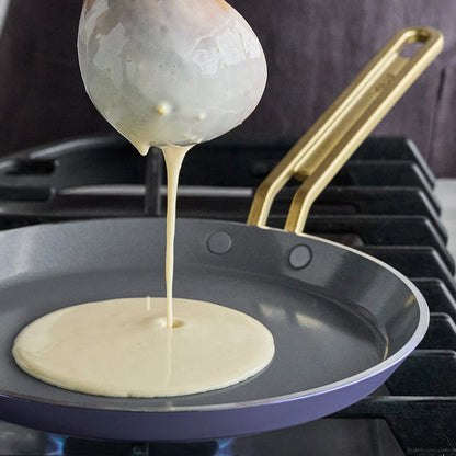 Stanley Tucci™ Ceramic Nonstick 10" Crepe and Omelette Pan | Marino Blue