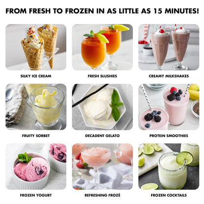 Frost Pro 16-in-1 Ice Cream, Gelato & Frozen Drink Maker | Cream