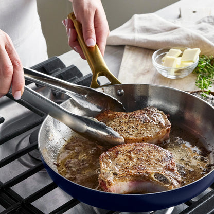 Reserve Pro Uncoated Stainless Steel 8" Frypan | Twilight
