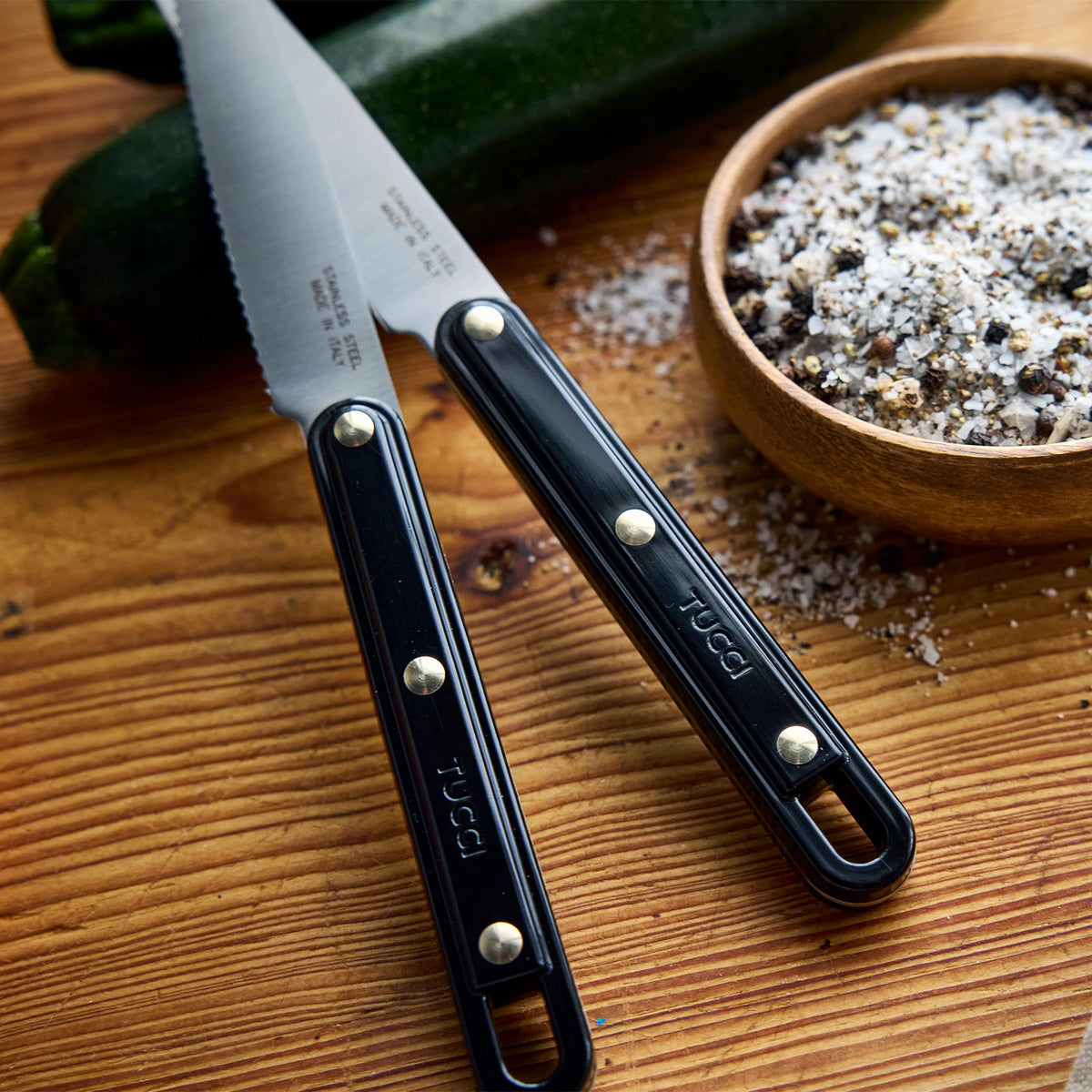 Stanley Tucci™ 2-Piece Prep Knife Set | Milano Black