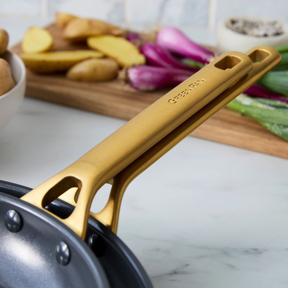 Reserve Pro Ceramic Nonstick 11-Piece Cookware Set | Black