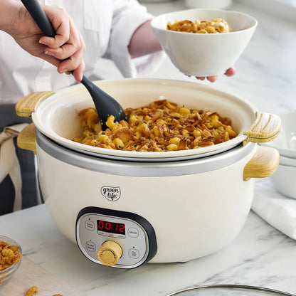GreenLife Healthy 8-Quart Slow Cooker | Cream
