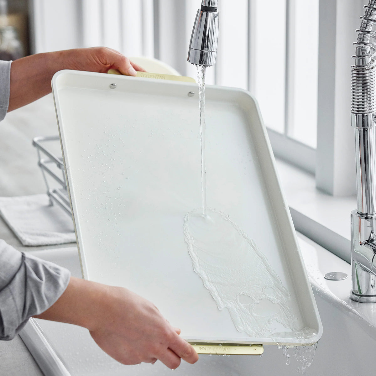 Reserve Bakeware 2-Piece Sheet Pan Set | Cream