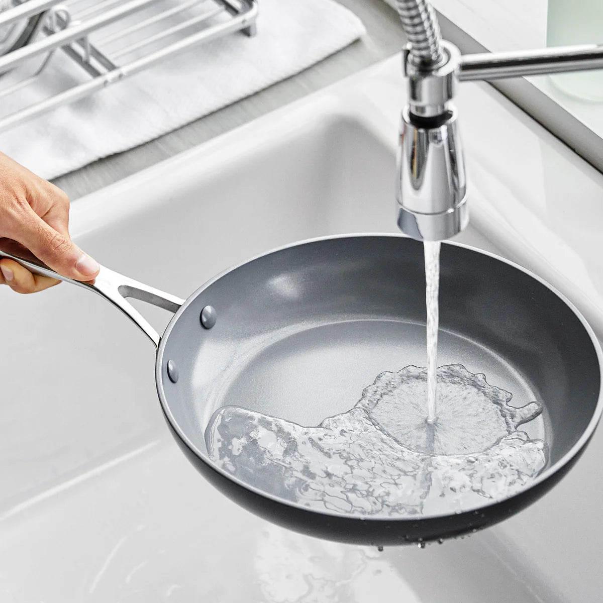 Valencia Pro Ceramic Nonstick 10" and 12" Frypan Set