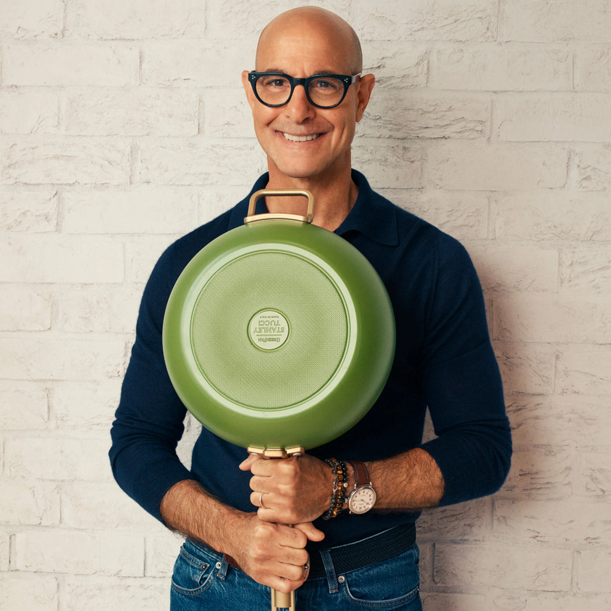 Stanley Tucci™ Ceramic Nonstick 11-Piece Cookware Set | Tuscan Olive