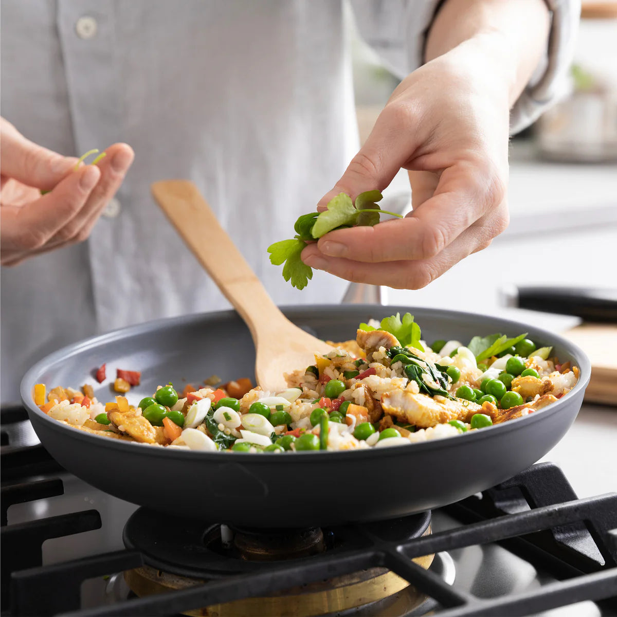 Lima Ceramic Nonstick 12" Frypan with Lid