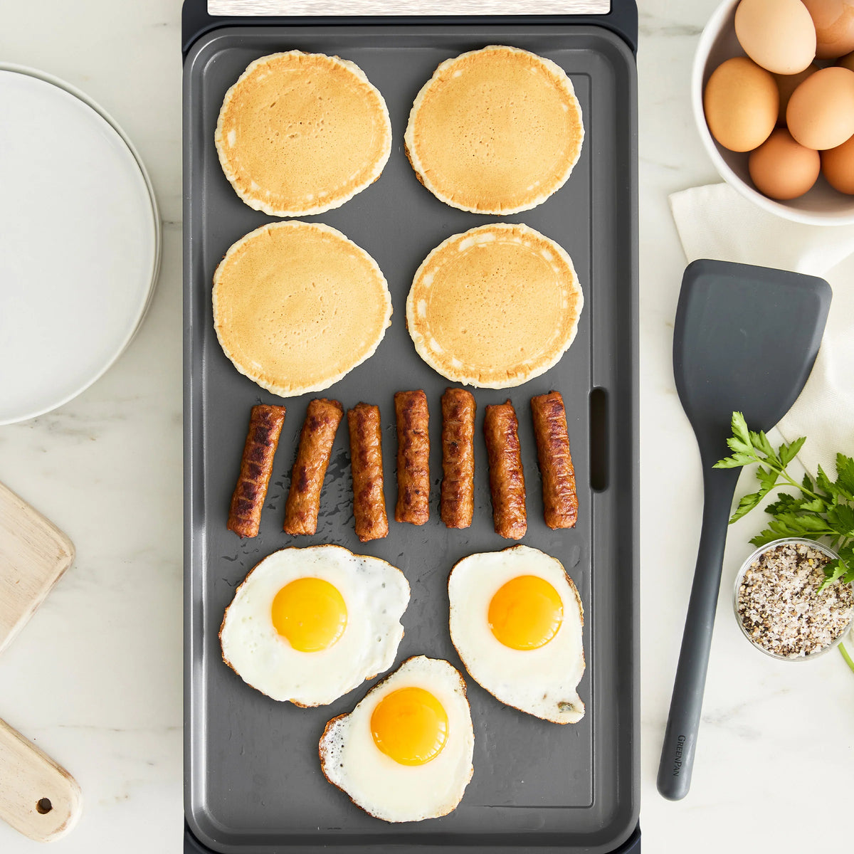Advanced Griddle with Warming Drawer | Graphite