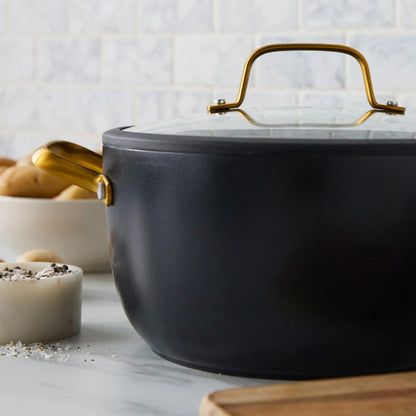 Reserve Pro Ceramic Nonstick 10-Piece Cookware Set | Black
