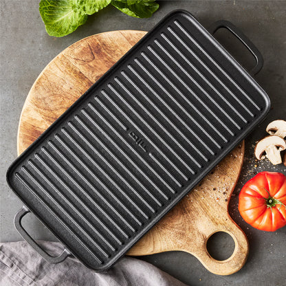 Bobby Flay by GreenPan 6-Piece Cast Iron Set with Bobby at Home Cookbook