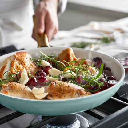 Reserve Pro Ceramic Nonstick 8", 10" and 12" Frypan Set | Seaside