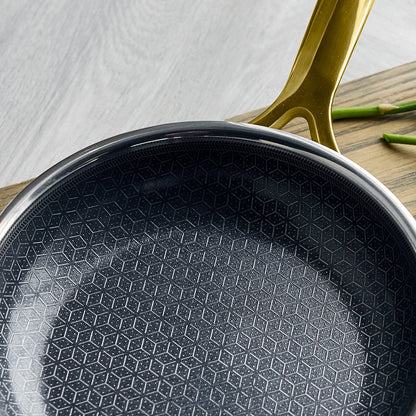Spectra Gold Thermobond Hybrid Ceramic Nonstick 8", 10" and 12" Frypan Set