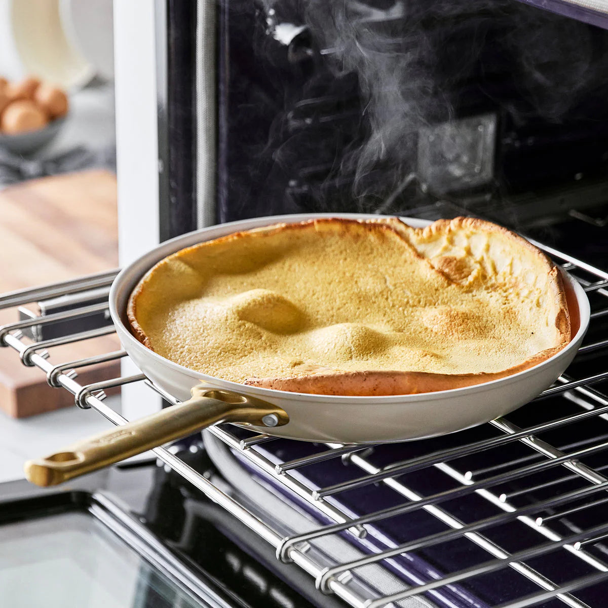 Reserve Ceramic Nonstick 10" and 12" Frypan Set | Taupe