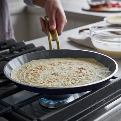 Stanley Tucci™ Ceramic Nonstick 10" Crepe and Omelette Pan | Marino Blue