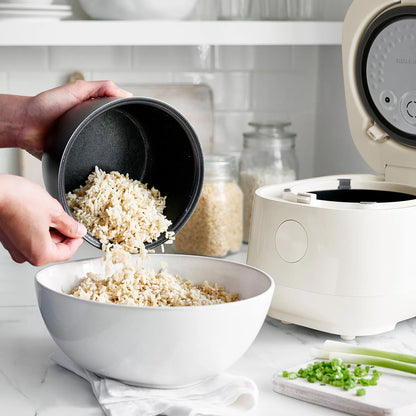 Bistro 8-Cup Carb-Reducing Rice Cooker | Cloud Cream