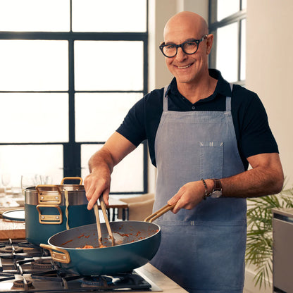 Stanley Tucci™ Ceramic Nonstick 11-Piece Cookware Set | Venetian Teal