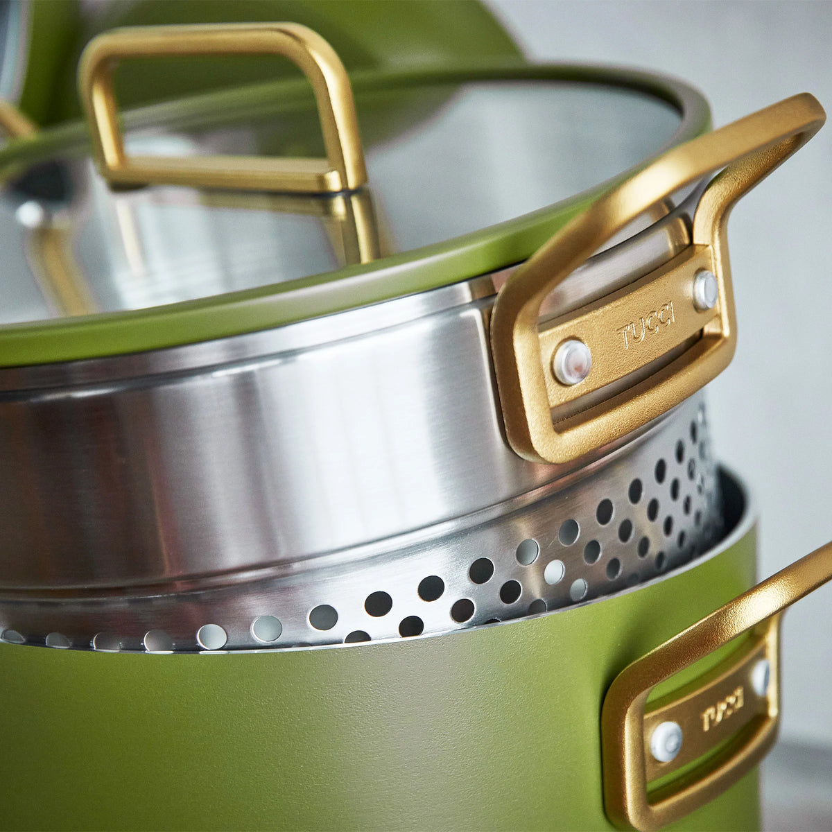 Stanley Tucci™ Ceramic Nonstick 11-Piece Cookware Set | Tuscan Olive