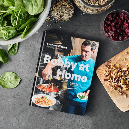 Bobby Flay by GreenPan 6-Piece Cast Iron Set with Bobby at Home Cookbook
